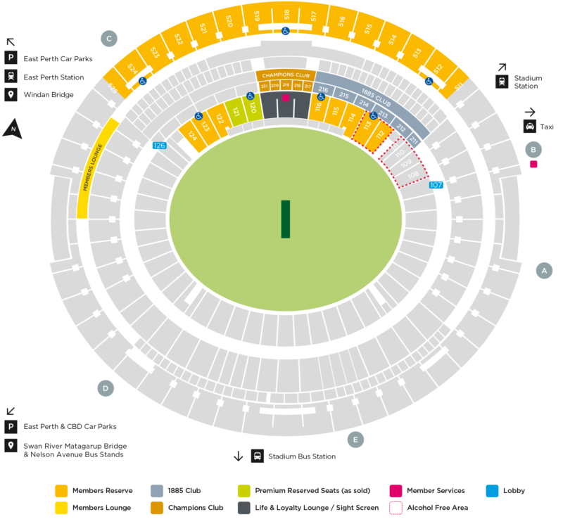 Optus Stadium – WA Cricket Membership